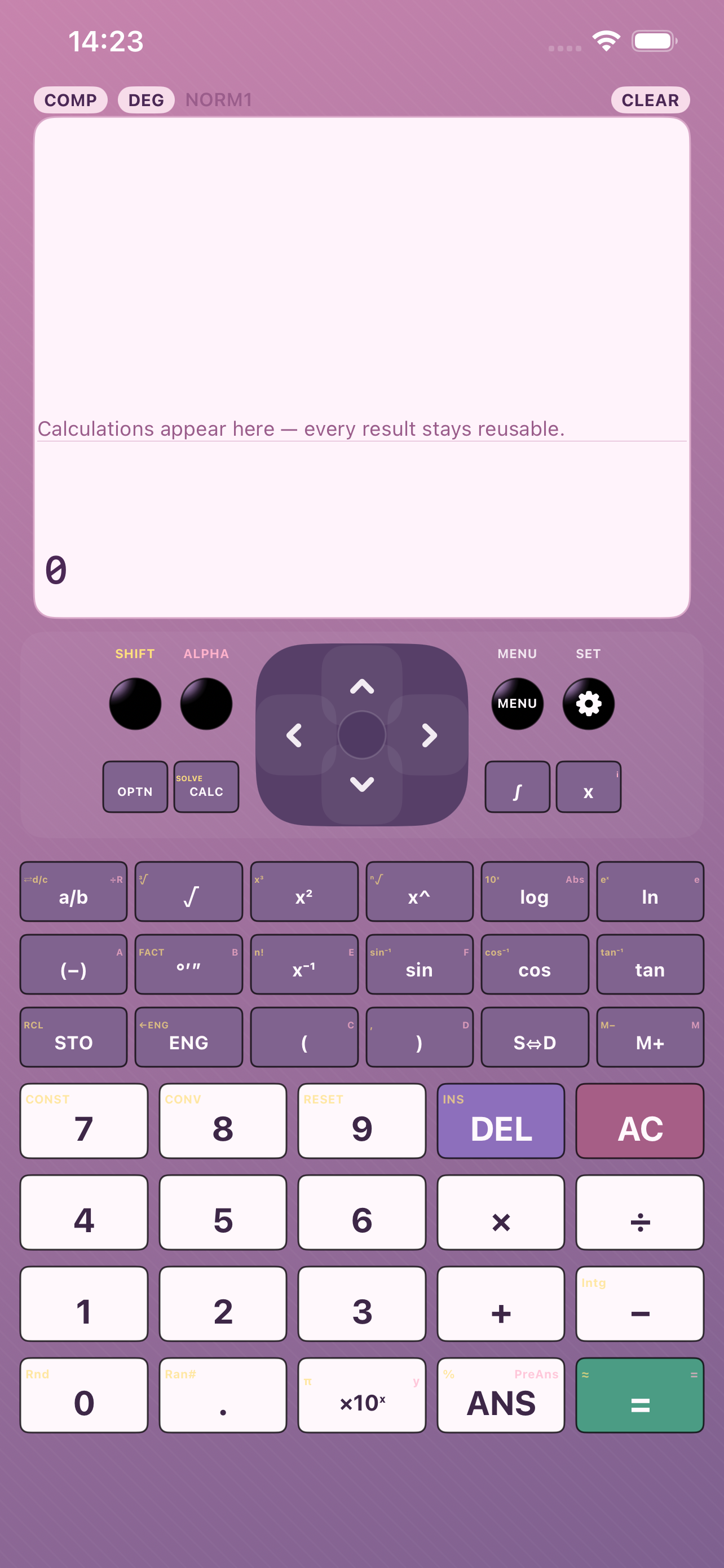 CasioCalc in Blossom