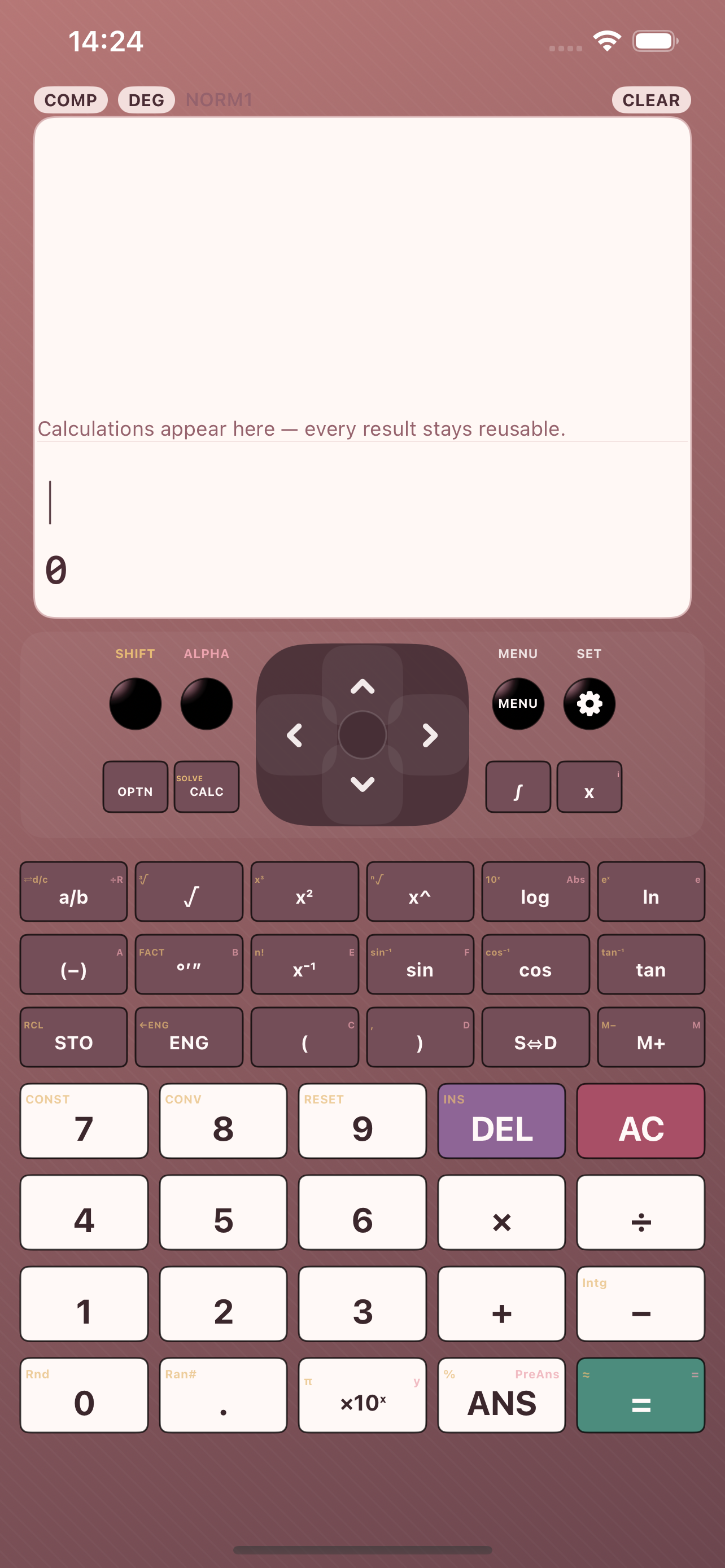 CasioCalc in Rose Gold