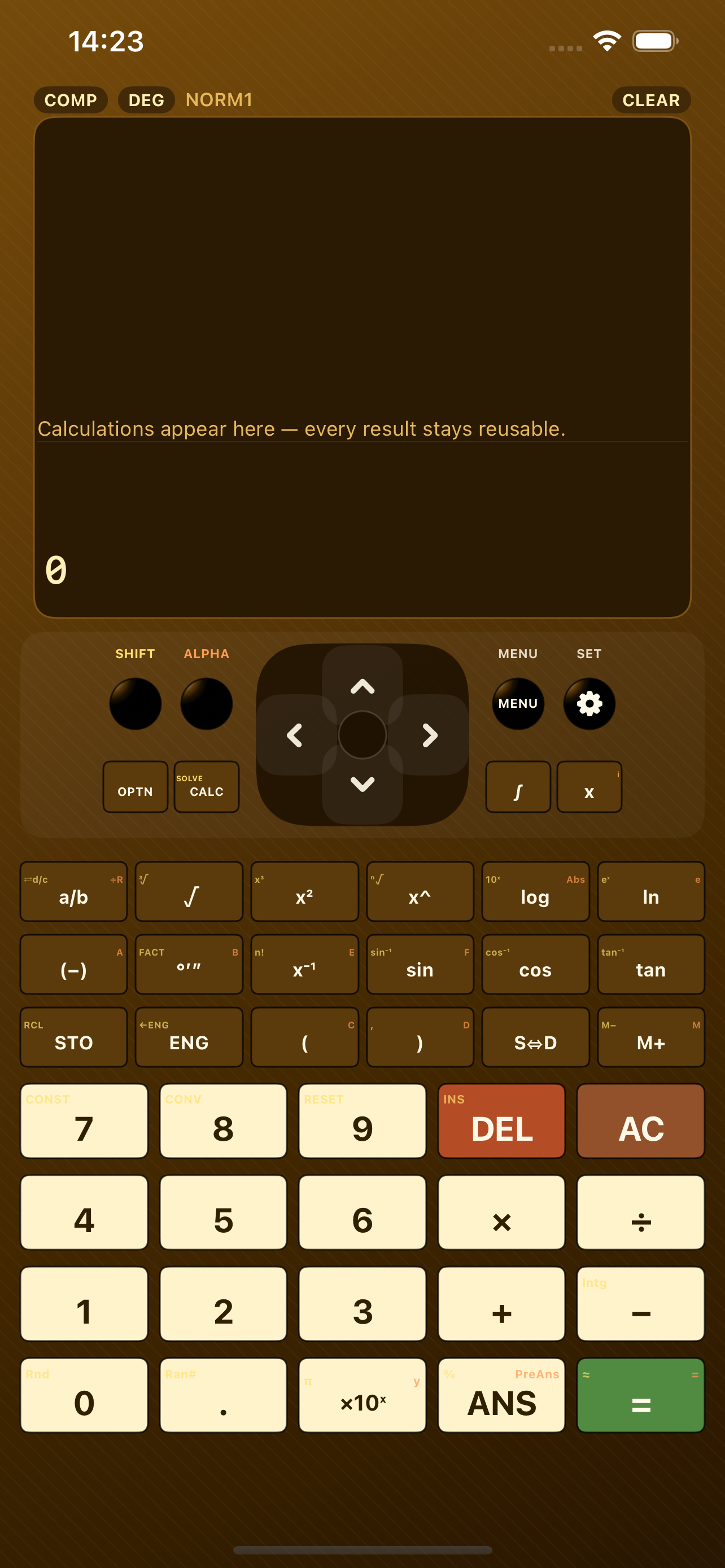 CasioCalc in Solar